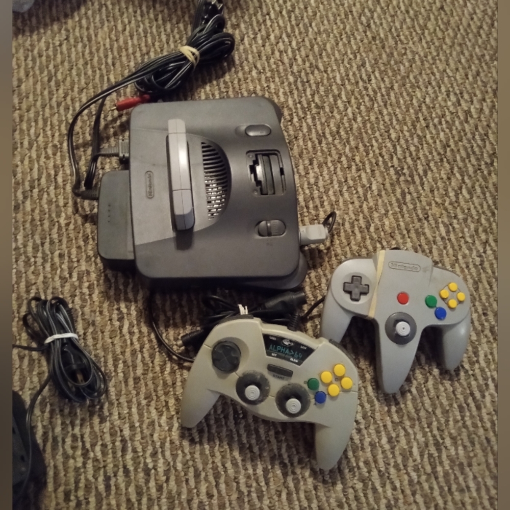 Nintendo Gray Console with Classic Controllers